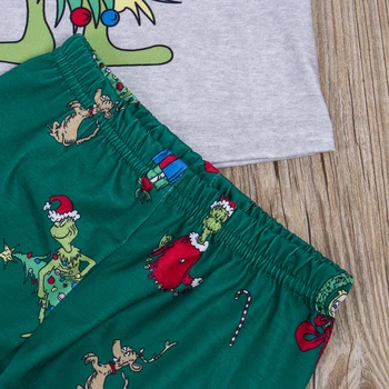 Rodina Zodpovedajúce Vianočné Pyžamo Sady Vianočné Oblečenie Sleepwear Odev Pjs Elf oblečenie pre voľný čas Darček pre Rodinu Navidad