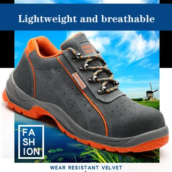 Pracovné topánky 2020 mužov ocele hlavu anti-rozbíjanie anti-stab anti-slip zváranie elektrickým oblúkom šľachy pracovné topánky