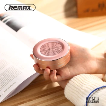 REMAX RB-M13 bezdrôtové Bluetooth reproduktor prenosný kovové TF karty hráč Subwoofer s mic HD hovor mini reproduktor