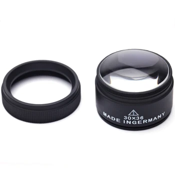 Ručné 30X 36 mm HD lupu Mini Pocket zväčšovacie sklo Optické Sklo Objektívu Loupe zväčšovacie sklo na Mince Pečiatky Šperky Loupe