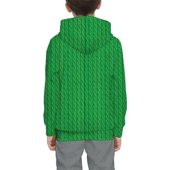 2020 Vianočný sveter pre chlapca Kostým Chlapci Zimné Deti Vianočné Pulóver Tenké Oblečenie Rukáv New Vianoce s Jeleň 3D Tlač