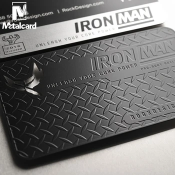 Duté kovové business card high-end nehrdzavejúcej ocele vizitku black gold členstvo karty VIP karta prispôsobenie