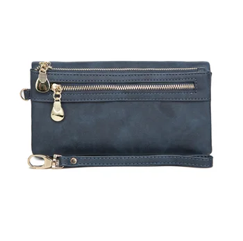 Štýlový hot štýl vintage peňaženka pre ženy, dlhé a všestranný lady kabelku so taška a nula peňaženky bez poštovného