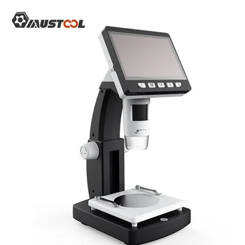 MUSTOOL G710 Digitálny Mikroskop 1000X 4.3 palcov HD 1080P Prenosné Ploche LCD LED Mikroskopom Rozlíšenie 2 048 x 1 536 Objekt Výška
