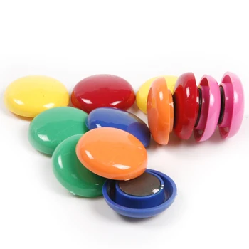24Pcs Priemer 30 mm Multi-farebné Kruhové Magnety Nálepky Office Tabuľu, Poznámky, Správy Držiteľ Nálepky