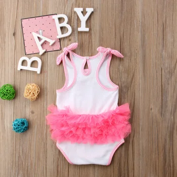 Pudcoco Baby girl Kombinézach NÁS Novorodenca Roztomilý Módne Batoľa, Dieťa Dievča Flamingo Jumpsuit Playsuit Oblečenie Oblečenie