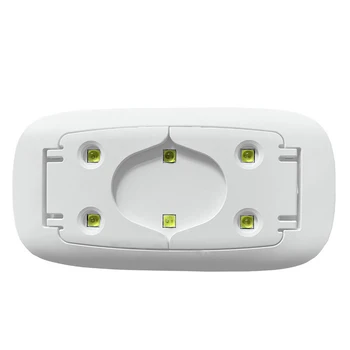 Ibcccndc 5W UV Lampa 6LED Nechtov Lampa Mini Auto Manikúra Lampa Profesionálny USB Nechtov Gél na Vlasy Lampy Prenosné Kabíny na Nechty, UV LED Gél