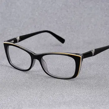 2020 predpis Krátkozrakosť okuliare rám žena Mačka Ucho rám okuliare pre ženy predstavenie acetát optických okuliarov, rámov