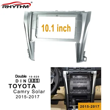 Auto Fascia Pre Toyota Camry Solárne-2017 10 inch stereo Panel Dash Inštalácia Adaptéra Double Din Auto DVD rám Orezania Súpravy