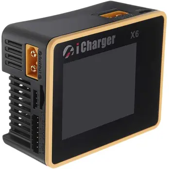 ICharger X6 800W 30A DC LCD Displej Smart Rovnováhu Batérie Nabíjačky Discharger pre Rc Model