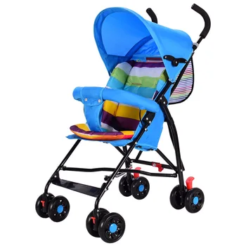 2020 nové Super ľahké a jednoduché skladanie baby kočík baby BB štyri kolesá vozíka baby kočík matka dieťa darček baby kočík