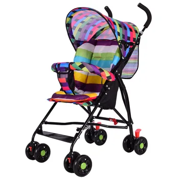2020 nové Super ľahké a jednoduché skladanie baby kočík baby BB štyri kolesá vozíka baby kočík matka dieťa darček baby kočík