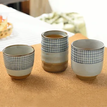 LUWU keramické polievka, pohár šálku čaju handpainted ružičkový vzor teacup originality Kávy, pohár vína poháre