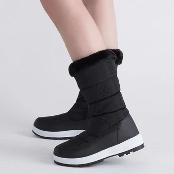 JCHQD 2019 zimné topánky ženy móda snehu topánky štýl dámske topánky Značky topánky vysokej kvality rýchle doprava zadarmo girlw topánky