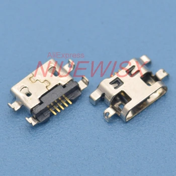 50pcs Micro USB reverzné ťažké doska 1.2 Nabíjací Port Konektor pre Lenovo A708t S890 pre HuaWei G7 G7-TL00 pre Alcatel 7040N