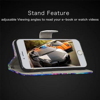 3D Flip Kožené púzdra Pre Samsung Galaxy J3 J5 J7 Pro 2017 J4 J6 2018 Európska Verzia puzdro Peňaženku Stáť Telefón Prípadoch
