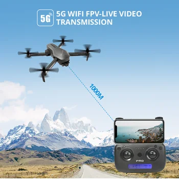 Svätý Kameň HS470 Drone 4K GPS Profissional FPV Drone S 2Axis Anti-shake Gimbal Striedavý Motor 5 ghz Wifi FPV Quadcopter