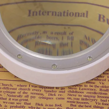10X Glss Objektív Vzdelávacie Ručné Čítanie magnifying glass, Hmyzu, pozorovanie Darček Lupa pre starého Človeka Detí s Svietidlá