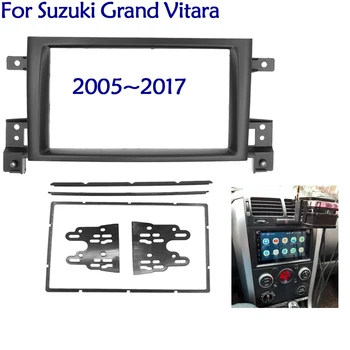 173x98mm Double Din Rádio Fascia Za rok 2005, 2006-Suzuki Grand Vitara Rám Stereo Panel GPS Autoradio Dashboard Mount Kit