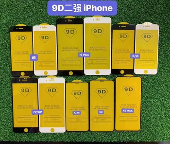 3ks 9D Úplné Pokrytie Tvrdeného Skla Pre iPhone 12 Mini 11 Pro XR X XS Max Screen Protector Pre iPhone SE2020 8 7 6 Plus Jasný Film
