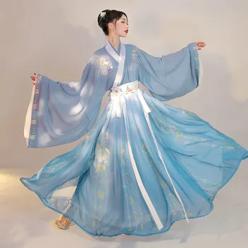 Ženy Hanfu Čínsky Dávnej Tradície Princezná Tanečných Kostýmov, Vintage Príchuť Vyhovovali Hanfu Víla Šaty Karneval Kostým Oblečenie Cosplay