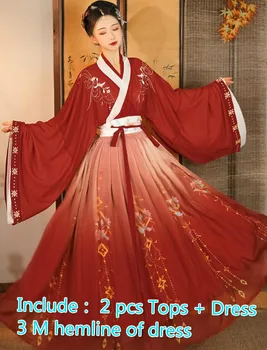 Ženy Hanfu Čínsky Dávnej Tradície Princezná Tanečných Kostýmov, Vintage Príchuť Vyhovovali Hanfu Víla Šaty Karneval Kostým Oblečenie Cosplay
