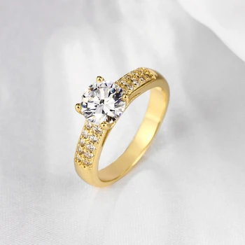 INALIS Geometrické Luxusné Dvojlôžkové Prstene Pre Ženy Biela 5A Jasné Cubic Zirconia Medený Krúžok Výročie Módne Šperky Hot Predaj