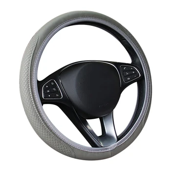 Auto volant, kryt protišmykových opotrebovaniu kožený volant chránič 5 farba oka formát interiéru vozidla