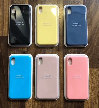Apple iPhone 6 prípade, 6 7 8 iPhone 7 a 8 plus s pôvodnou oficiálne logo mäkké silikónové ochranu pred nárazmi a poškriabaním