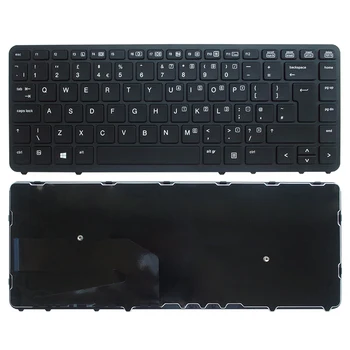 YALUZU Nové anglický klávesnica pre Notebook HP EliteBook 840 G1 850 G1 840 G2 850 G2 Série UK rozloženie Bez Podsvietená ukazovacie zariadenie