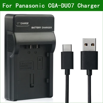 LANFULANG Batérie a USB Nabíjačka pre Panasonic CGA-DU21 a CGA-DU12 CGA-DU14 SDR-H258 SDR-H200 NV-GS21