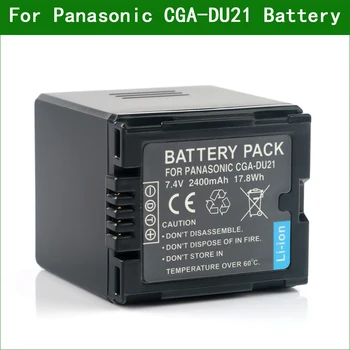 LANFULANG Batérie a USB Nabíjačka pre Panasonic CGA-DU21 a CGA-DU12 CGA-DU14 SDR-H258 SDR-H200 NV-GS21