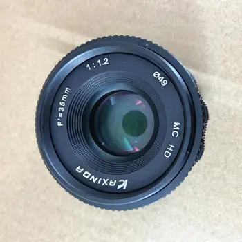 Kaxinda 35mm f/1.2 Príručky Prime EF-M Mount Objektív pre Canon EOS M M2 M3 M5 M6 Mark II M10 M50 M100 M200 Mirrorless Fotoaparátu 35 F1.2