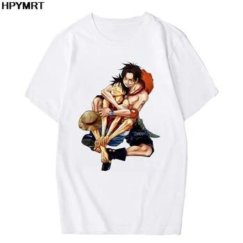 Jeden Kus T Shirt Mužov Nové Letné T-shirt Luff Streetwear Oblečenie Top Muži/ženy Tee Košele Japonského Komiksu, Anime Krátky Rukáv