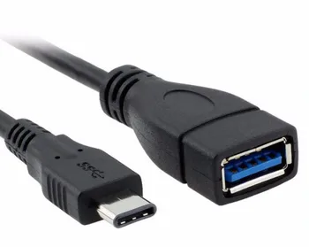 Reverzibilné Dizajn USB 3.1 Typu C Konektor Samec na Female OTG Kábel pre Macbook