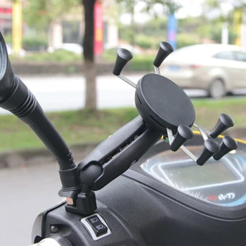 Na motocykel, Bicykel, MTB Bicykel Telefón Držiak na Riadidlá Zrkadlo Spätné Mount Univerzálny Držiak na Mobil pre Iphone 7/7Plus