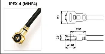MHF4 FPC vnútri Antény IPEX4 LTE Flexibilná Anténa 4G NGFF rozhranie M. 2 Modem na EM7565 EM7511 LM940 EM20 5G RM500Q Modul