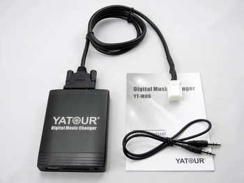 Yatour Car Audio Prehrávač Hudby pre Toyota Lexus 6+6PIN rádiá s Navigácia USB Adaptér Rádio, Digitálny CD Menič SD, AUX