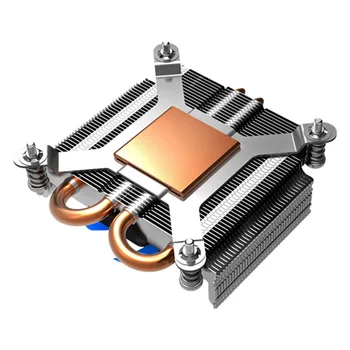 Pccooler S85/S89 27mm ultra-tenké CPU Chladič radiátor Pre HTPC 1U mini prípade all-in-one 80mm PWM chladiaci ventilátor Pre Intel 775 115X