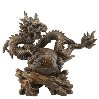 Domáce dekorácie doplnky zdroj Dragon Ducha Živočíšny Totem dragon živice remeselné dekorácie bytového zariadenia