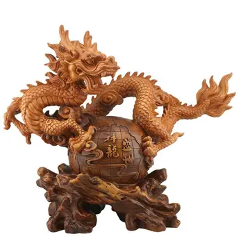 Domáce dekorácie doplnky zdroj Dragon Ducha Živočíšny Totem dragon živice remeselné dekorácie bytového zariadenia