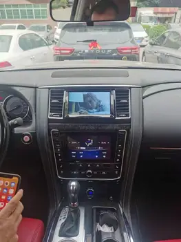 Najnovšie Duálny displej 2 din Android autorádia GPS Navigácia Pre Nissan Patrol Y62 na roky 2010-2020 auto stereo prehrávač multimediálnych súborov