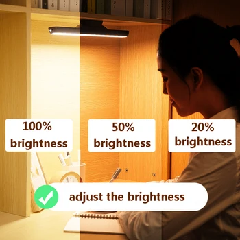 LED Stolná Lampa USB Power Plynulou Stmievanie Nočné osvetlenie, Prečítajte si Oko-chrániť Bezdrôtová Dotyková Plocha stolná Lampa Štúdia Spálňa Osvetlenie