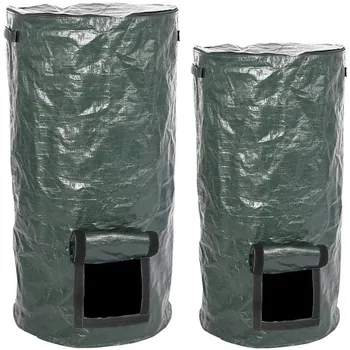 Rýchle Dodanie, 2 Veľkosti Kompost Taška Organického Odpadu zeleninová Záhrada Dvore Kompost Taška Životného prostredia PE Handričkou na Likvidáciu Odpadu