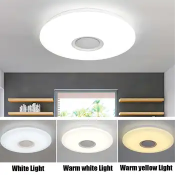 200W 40 CM WiFi Moderné LED Stropné svietidlo APLIKÁCIE bluetooth Hudby Svetlo Smart Home Stropné Svietidlo Podporu google/alexa~Diaľkové Ovládanie