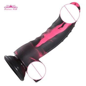 Realistické Dildo Bullet Vibrátor sexuálne hračky pre ženy prísavky Dildo Umelý Penis Análny plug Ženská Masturbácia, Sex Prdoduct