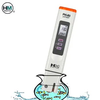 HM Digitálny PH-80 pH Meter Kvality Vody Tester pre Testovanie Aplikácií Hydroponics Bazén Akvária Pitnej vody 40%off