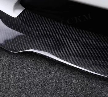 Suché Uhlíkových vlákien Auto Predný Nárazník Pery Štiepačky Spojler pre Tesla Model 3 2018 2019 2020 Hlavu Bradou Stráže Auto Styling