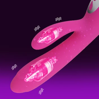 IKOKY 12 Rýchlosť Králik Dildo Kúrenie Vibrátor sexuálnu Hračku pre Ženy Vaginálne Masér Ženská Masturbácia, G Mieste Stimulátor Klitorisu