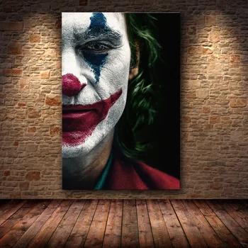 HD Tlač Plagátu Vytlačí Joker Plagát Filmu 2019 DC Comic Umelecké Plátno Olej Maľovanie obrazov na Stenu Pre Obývacia Izba Domova
